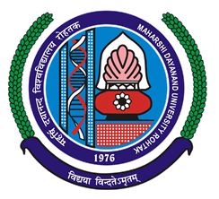 Maharshi Dayanand University Rohtak logo