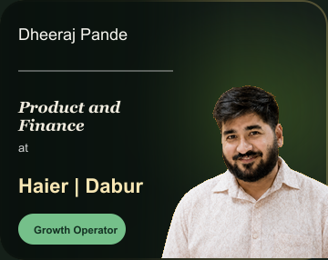 Dheeraj Pande showcase card